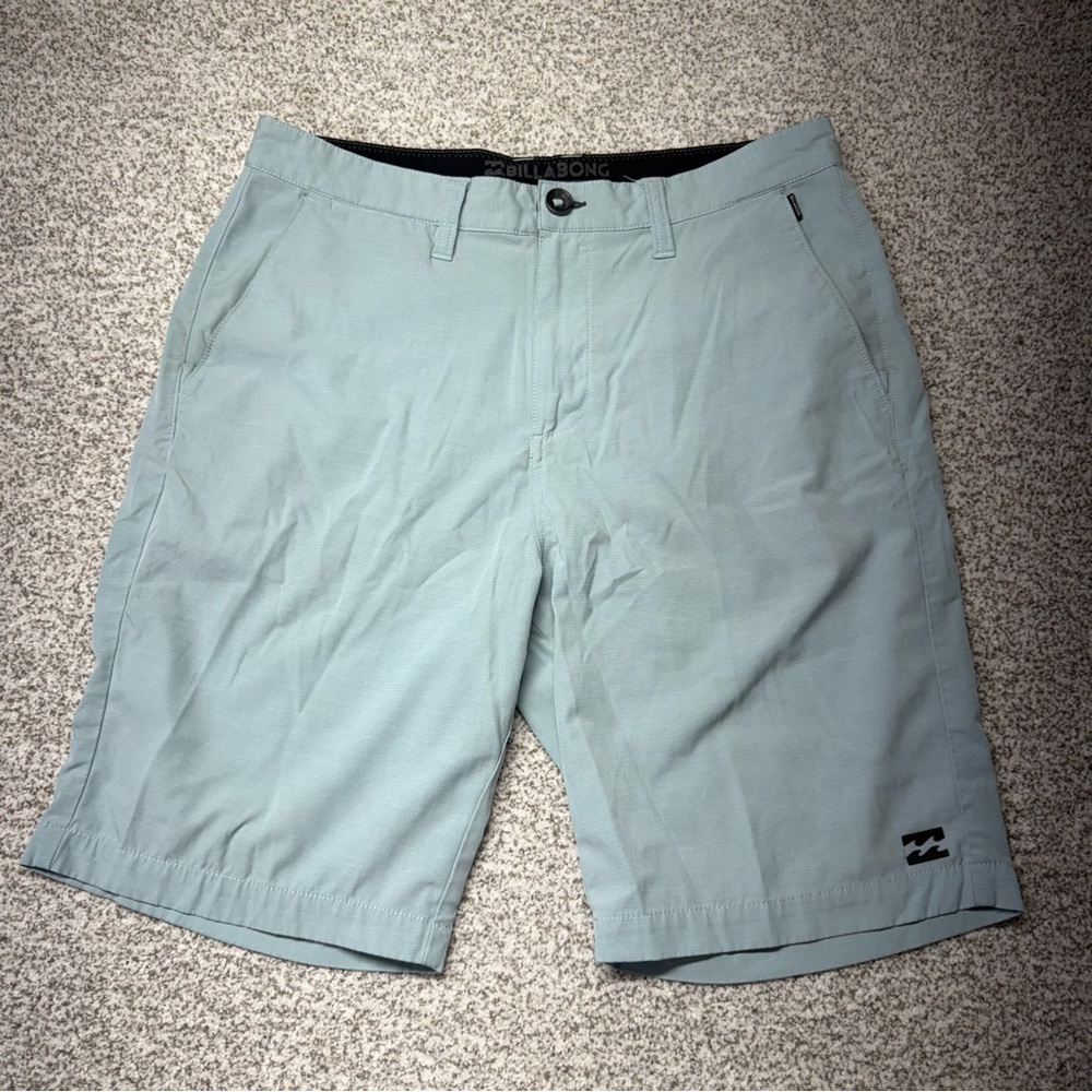 Billabong Men's Submersibles Crossfire 9 in‎ Aqua Hybrid Shorts M202NBCX Size 32